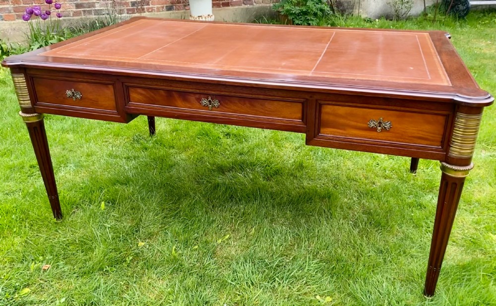 Large mahogany writing table  View IV
