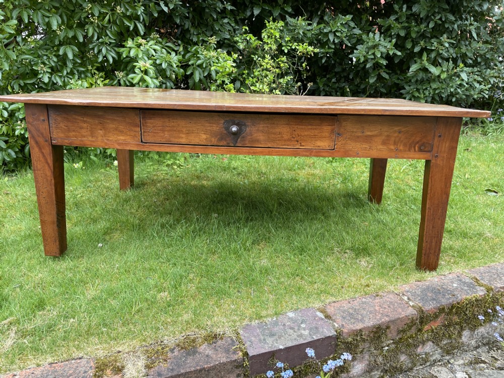 French Cherry Wood Coffee Table  View IV