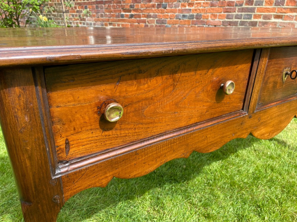 French Chestnut Serving Table  View V