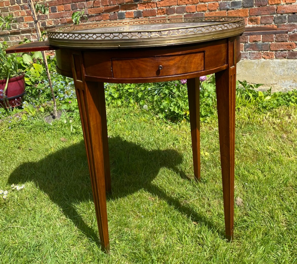 French Mahogany Bouillotte table  View II