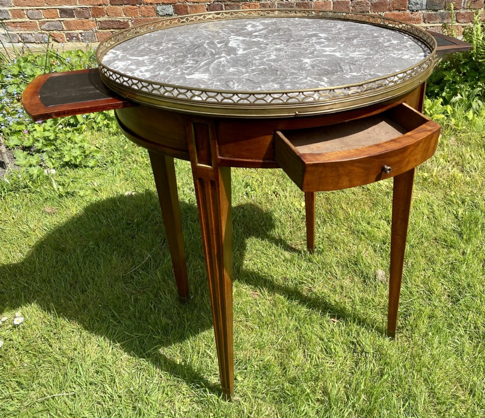 French Mahogany Bouillotte table 