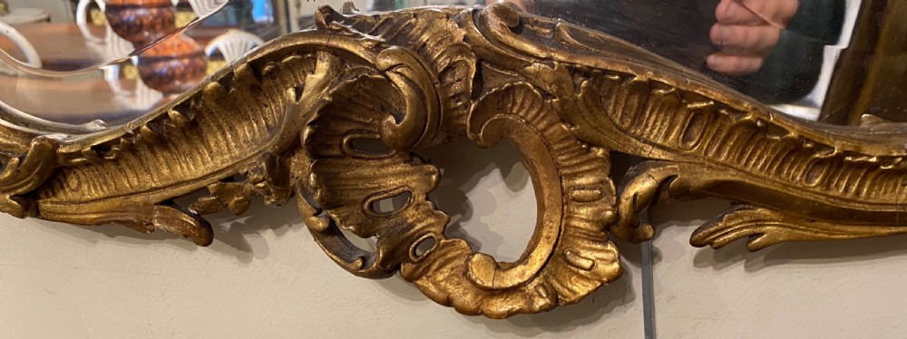 French gilt rococo mirror  View III