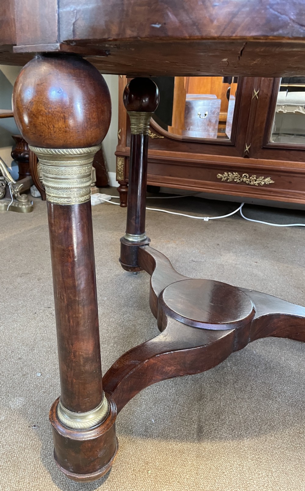 French Mahogany Gueridon Table View II