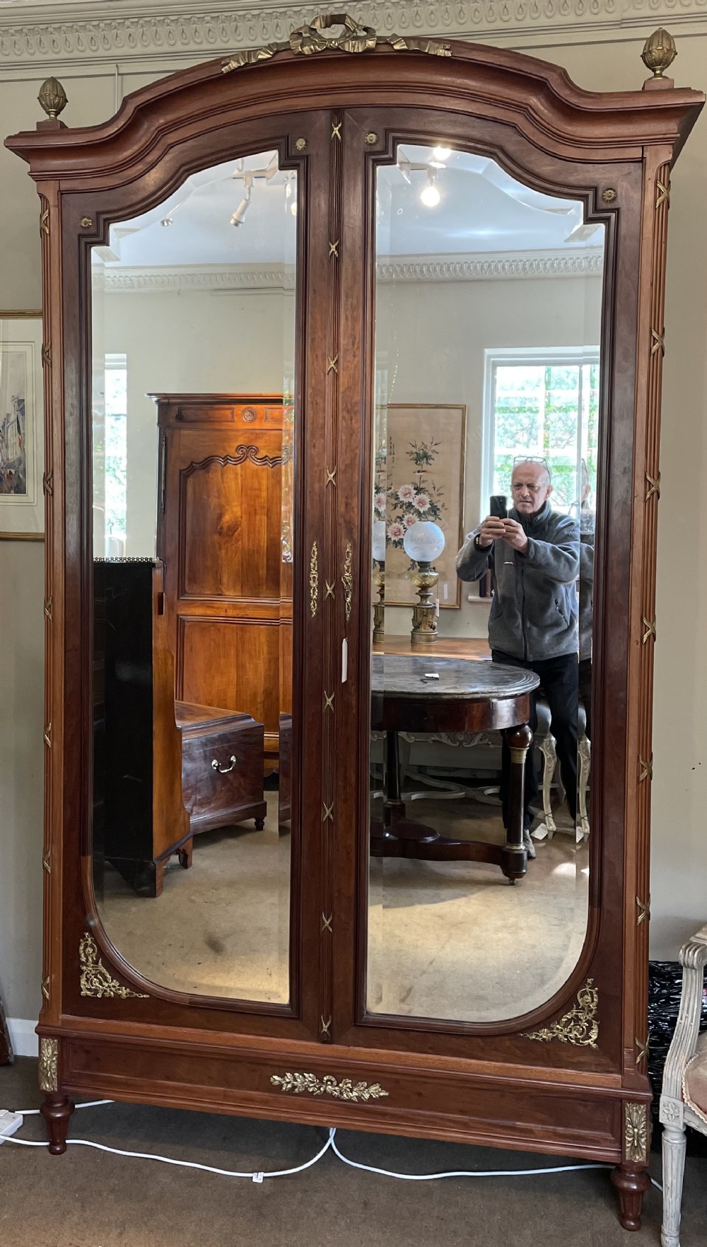 French Mahogany Armoire