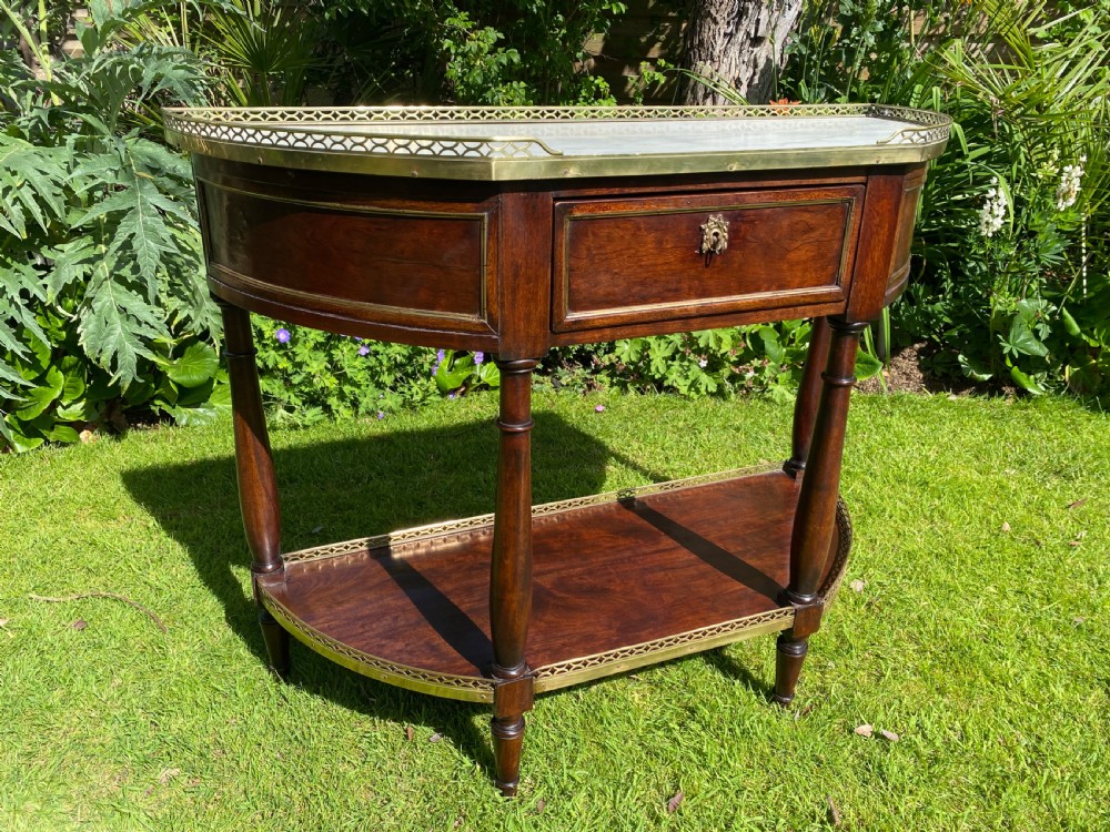 18th Century Louis XVI Console Desserte in mahogany 