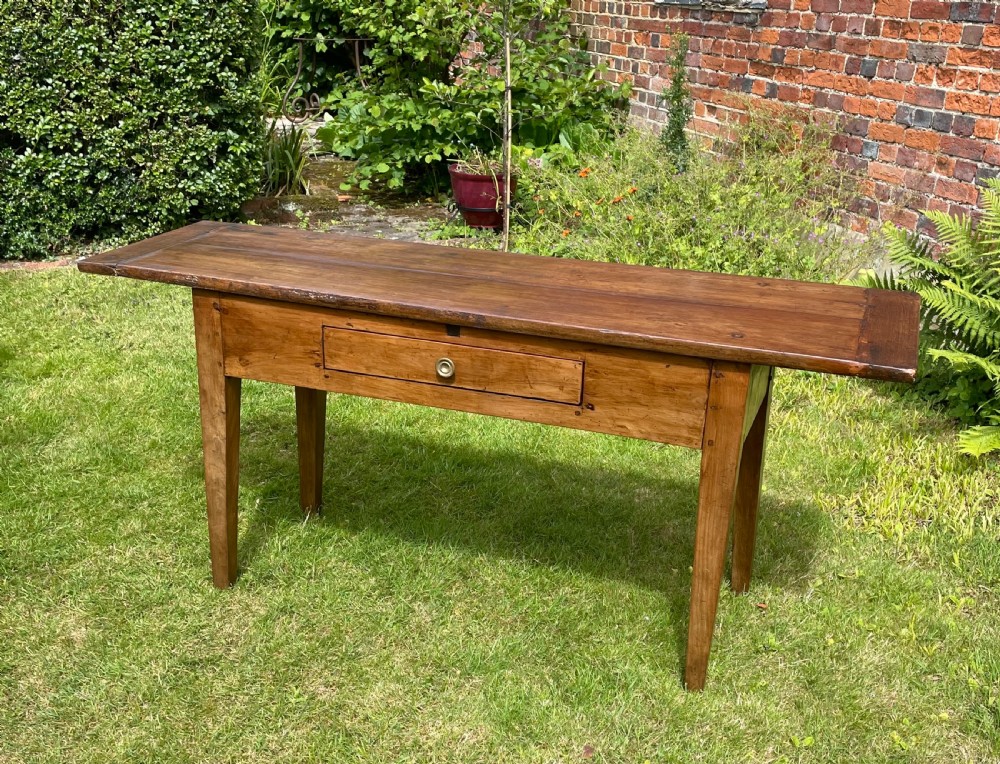 French Cherrywood Serving Table 