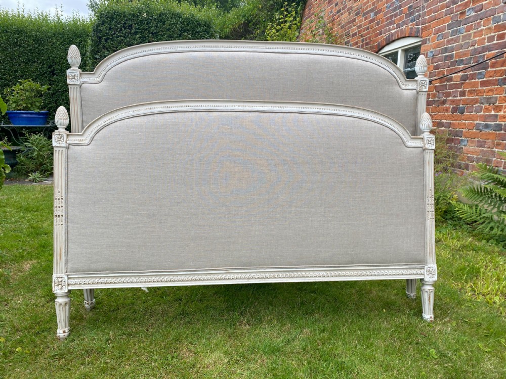 French Kingsize painted bed View V