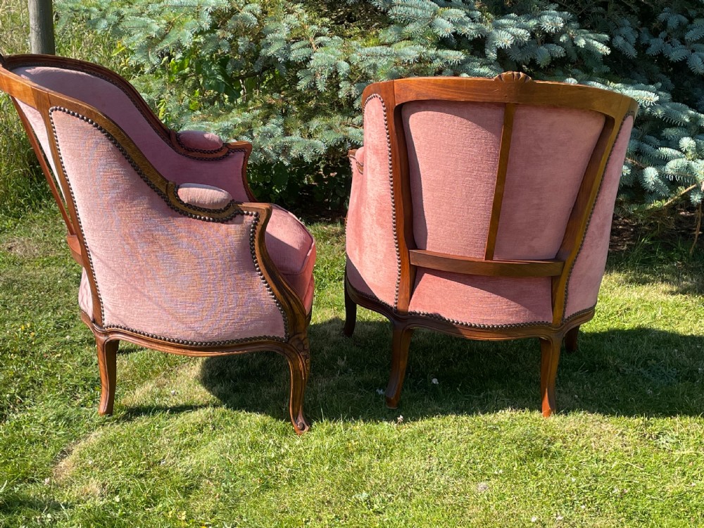 Pair Of French Bergere Chairs  View III