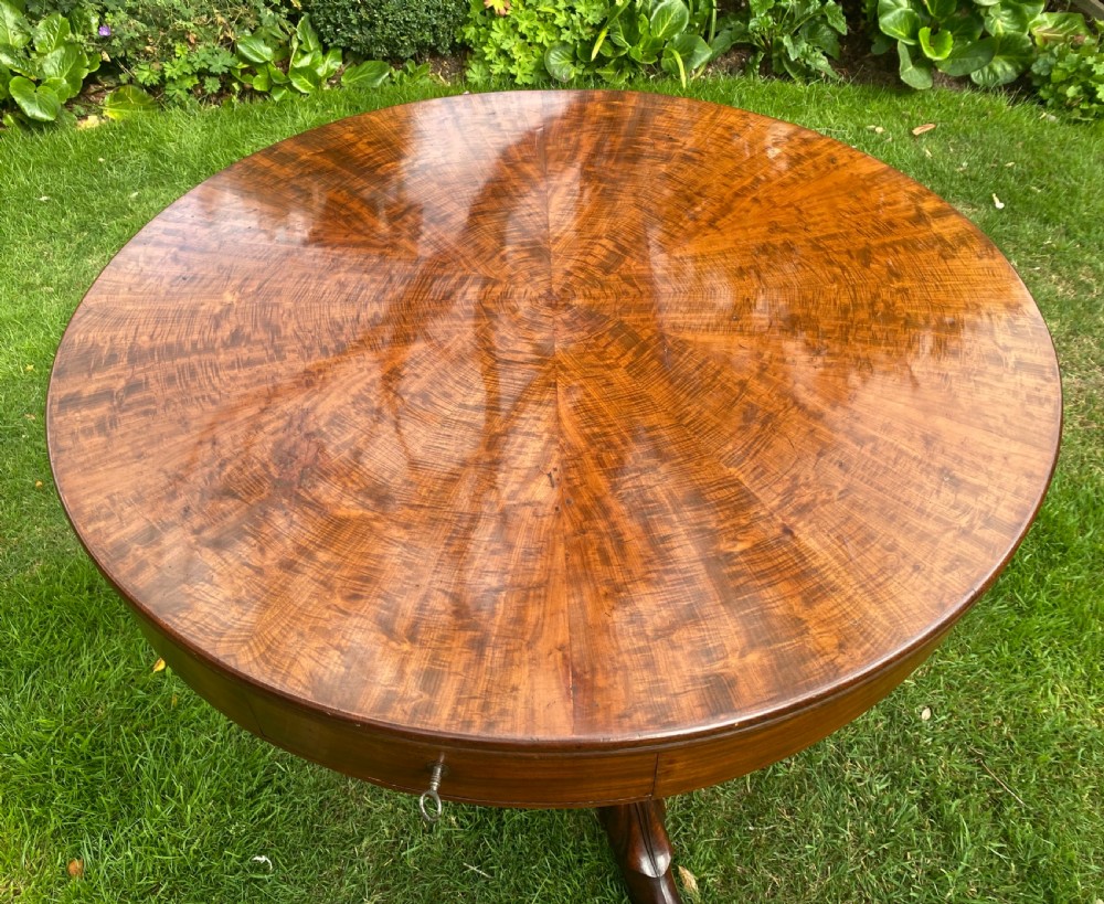 Flame mahogany Gueridon or centre table  View II