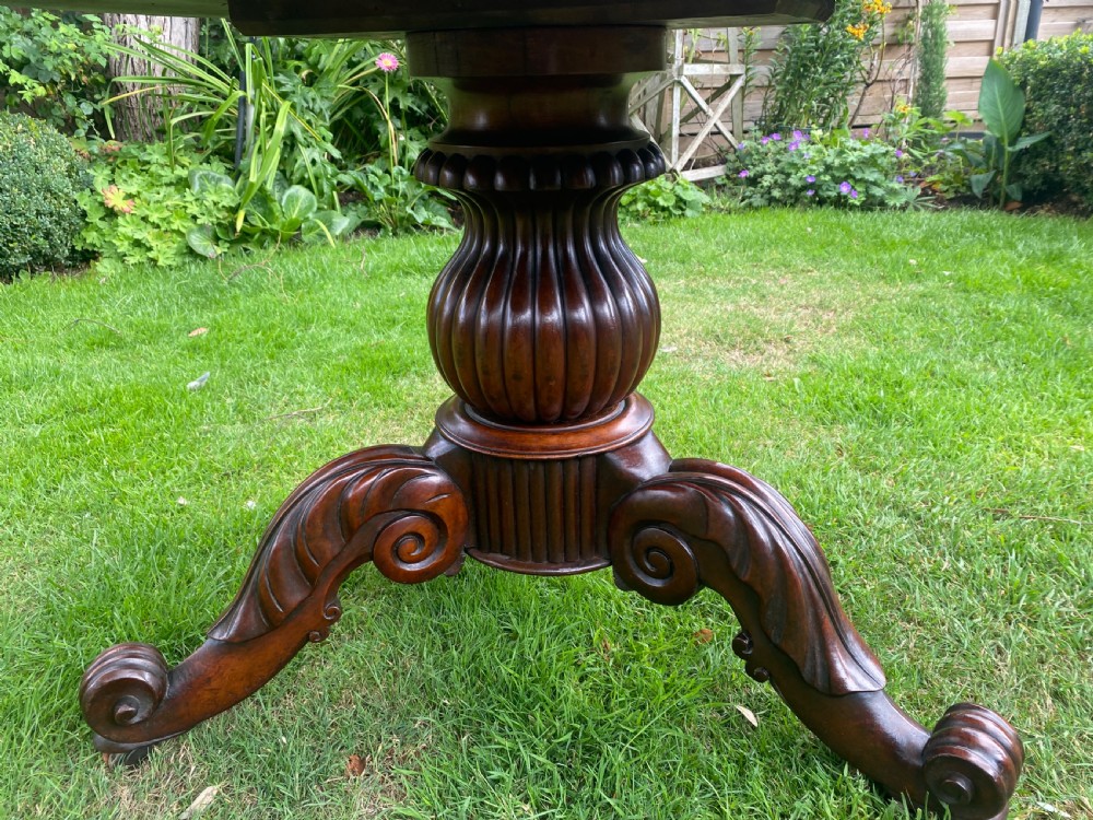 Flame mahogany Gueridon or centre table  View III