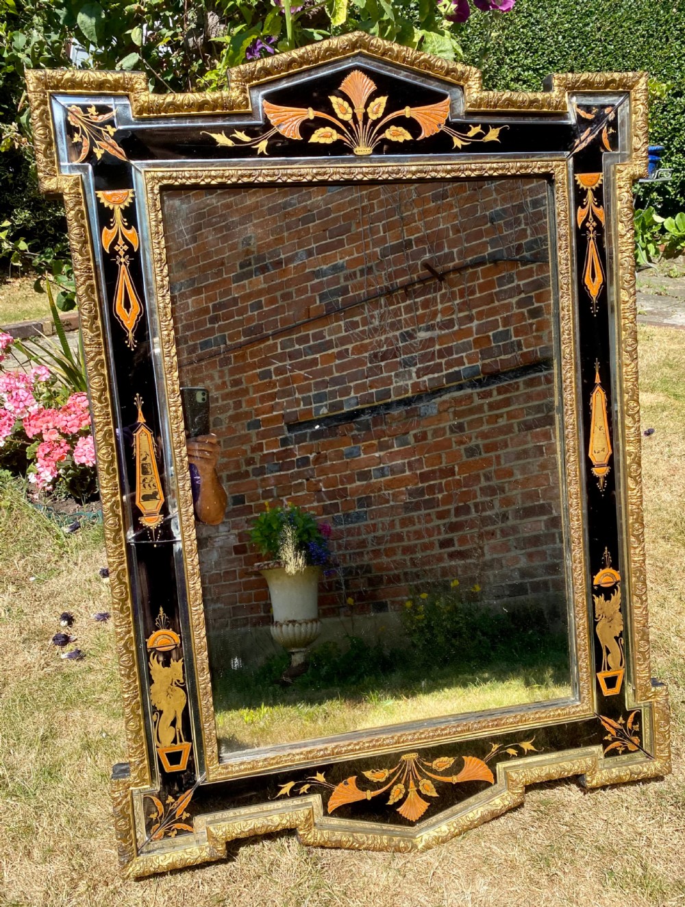 Painted and enamelled mirror  View VI