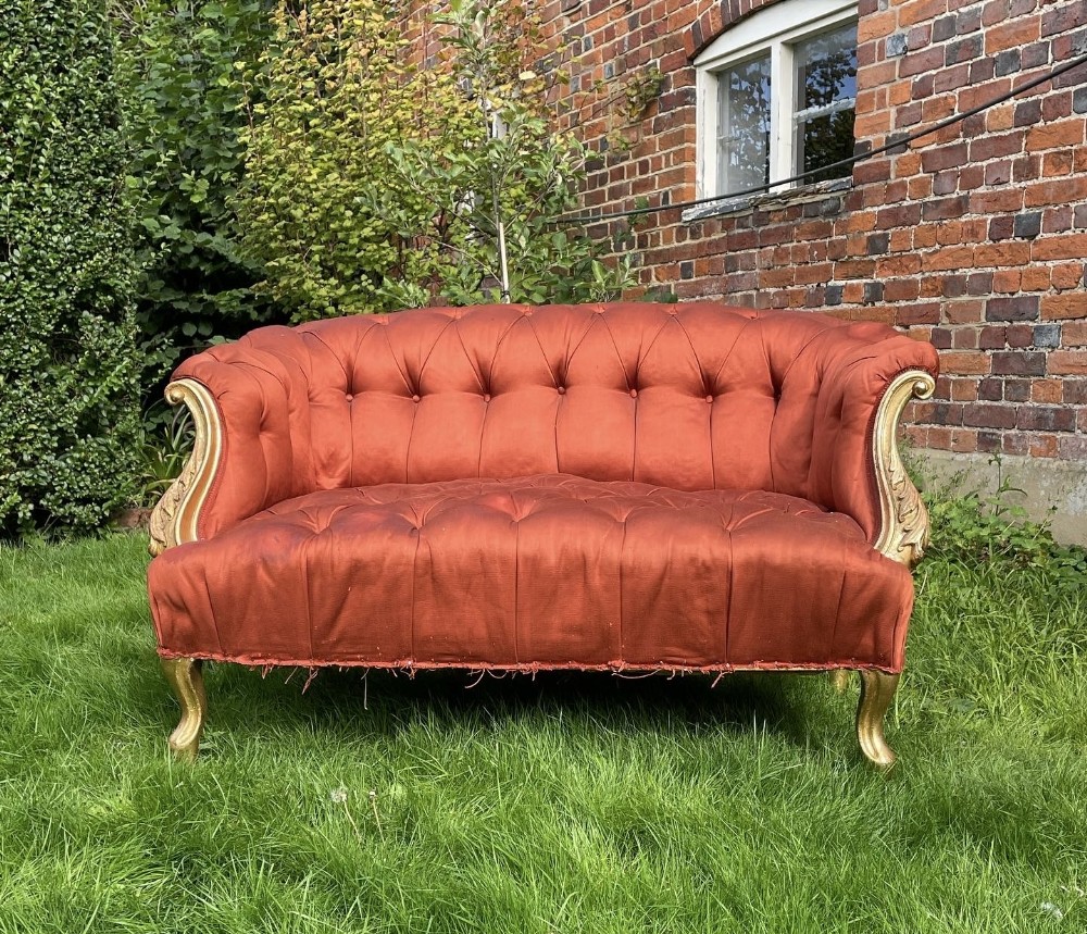 French Napoleon III Sofa