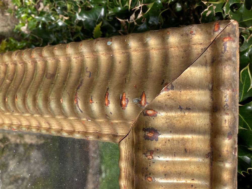 19th C Dutch Gilt Ripple Frame Mirror View II