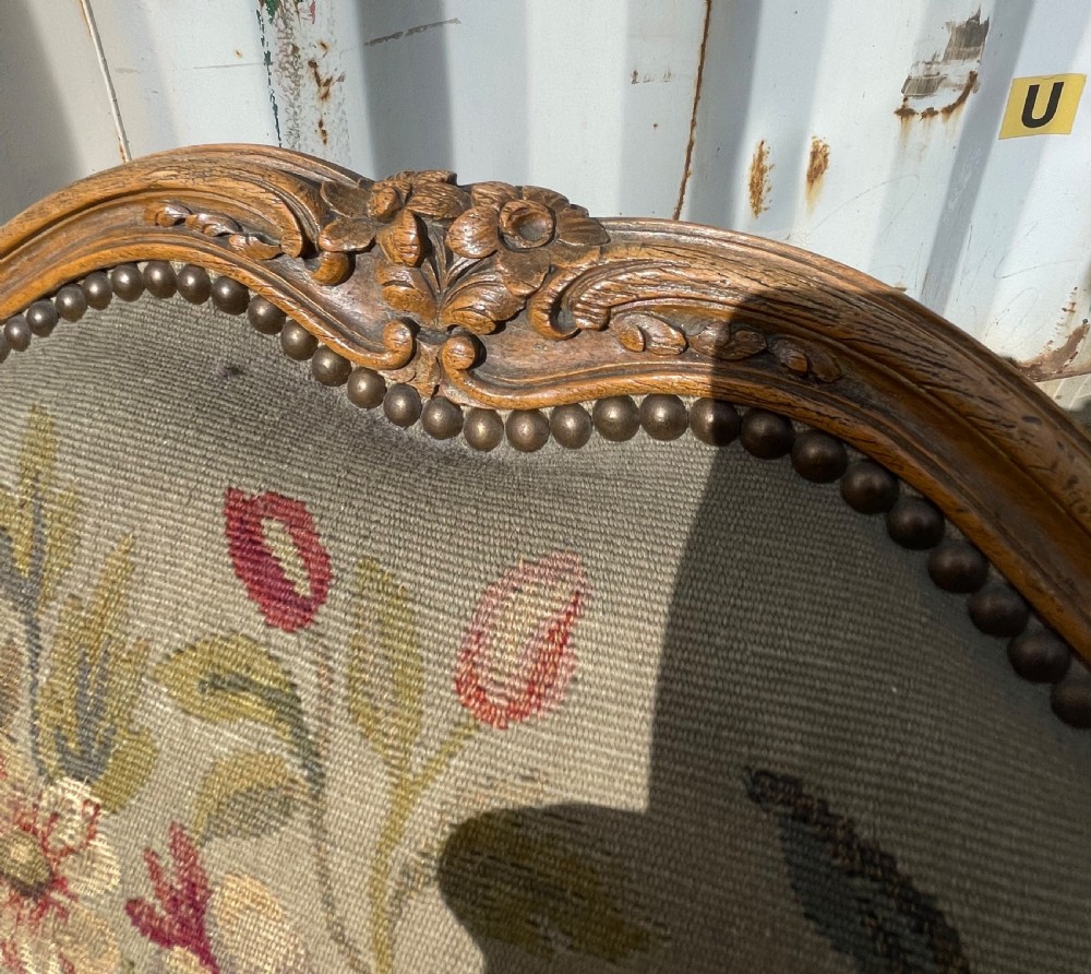 Louis XV style Needlepoint Chairs  View V