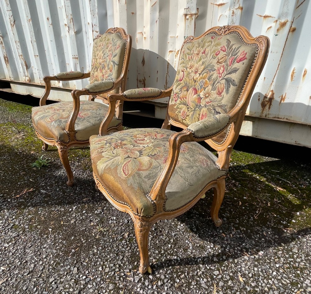 Louis XV style Needlepoint Chairs  View VII