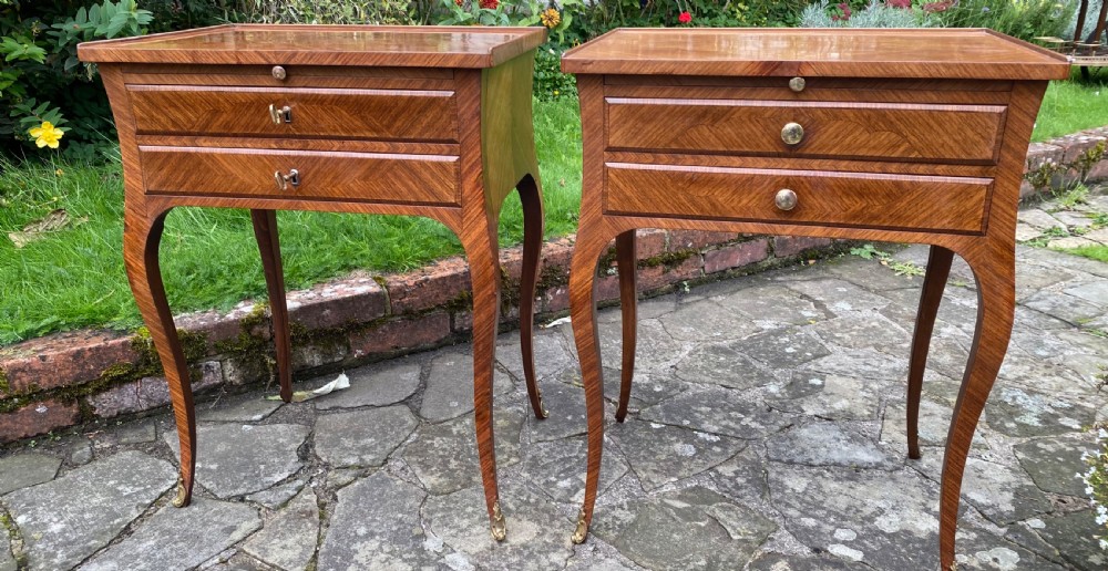 Pair of fine quality side tables 