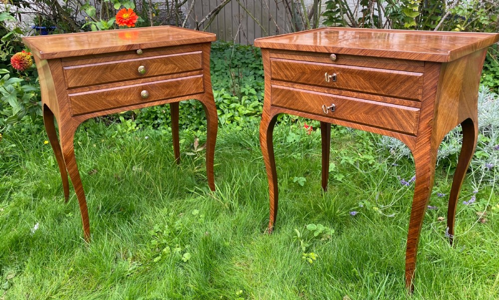 Pair of fine quality side tables  View II