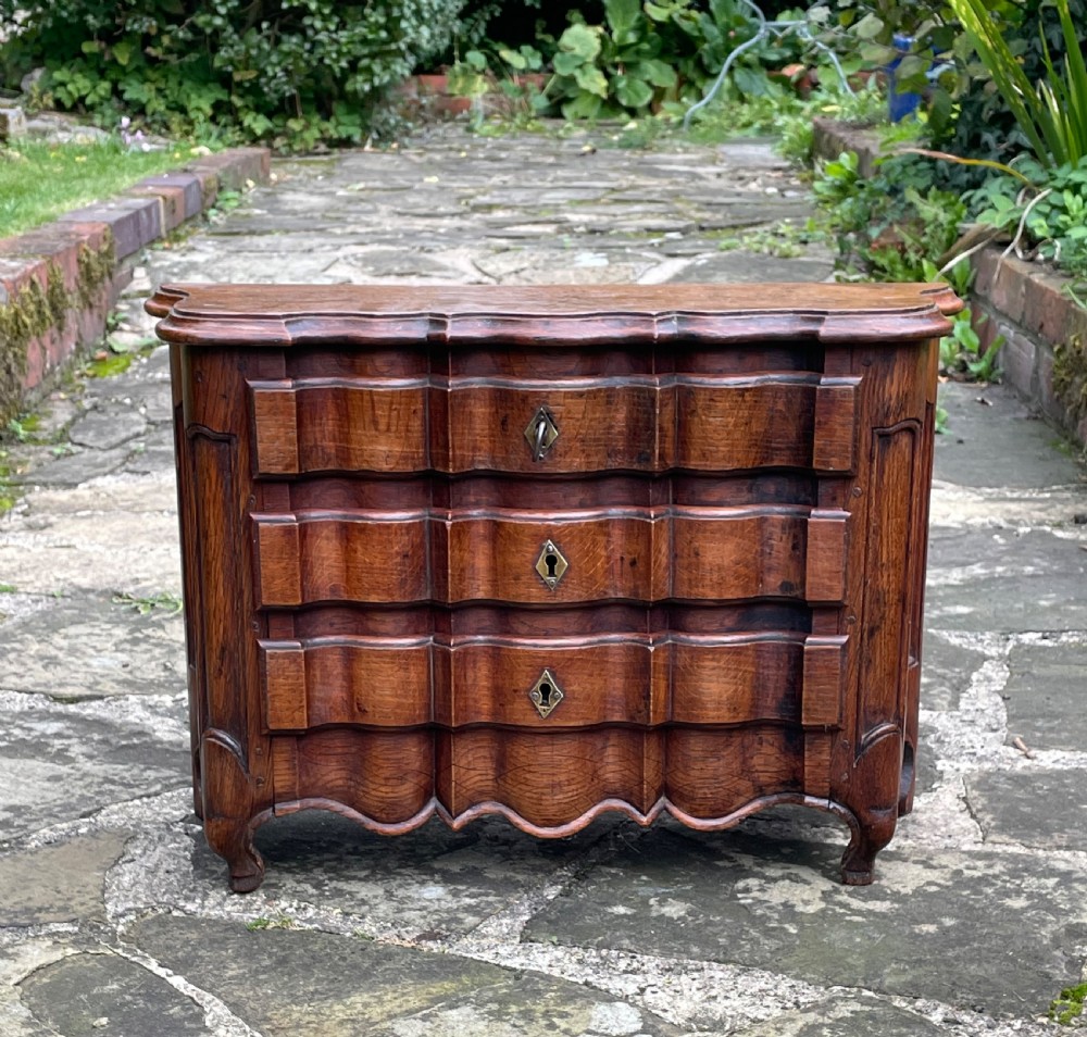 19th Century Miniature Oak Commode 