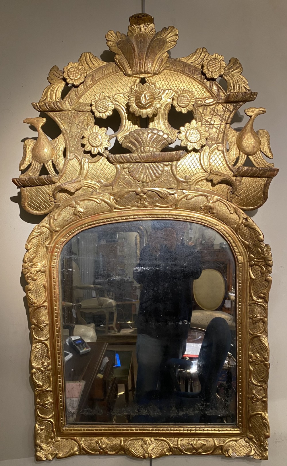 Early 18th century Regence mirror 