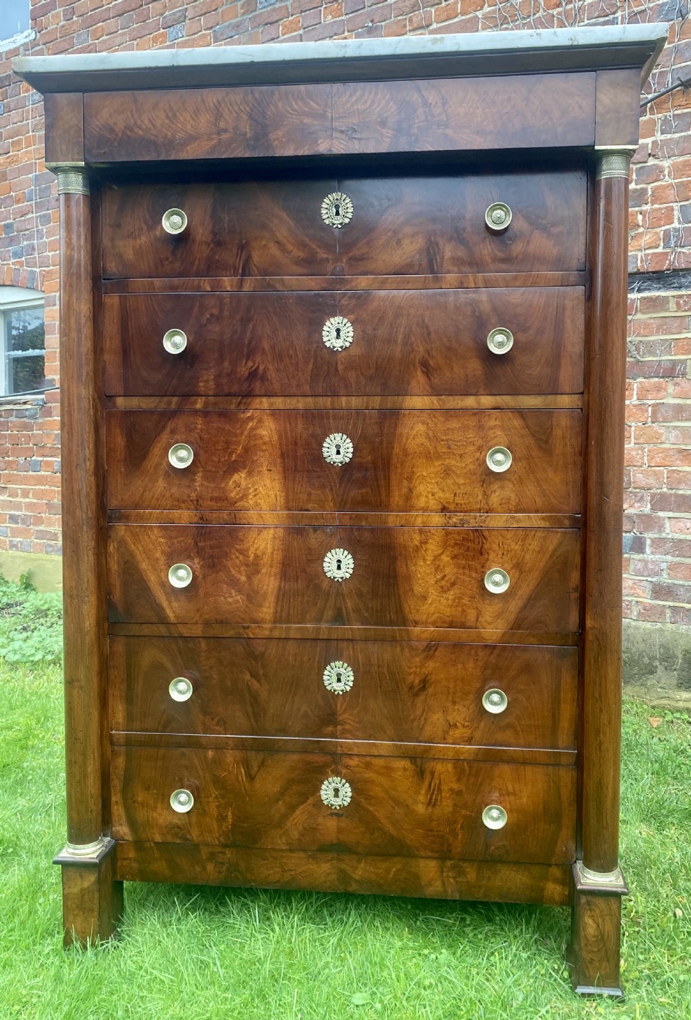 French Empire Semainier or tall chest View V