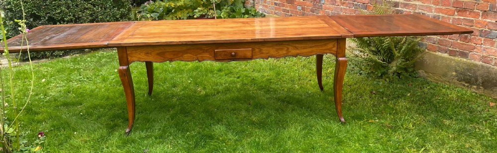 18 th Century farmhouse table in cherrywood  View X