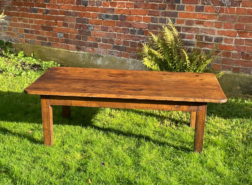 French Elm Coffee Table 