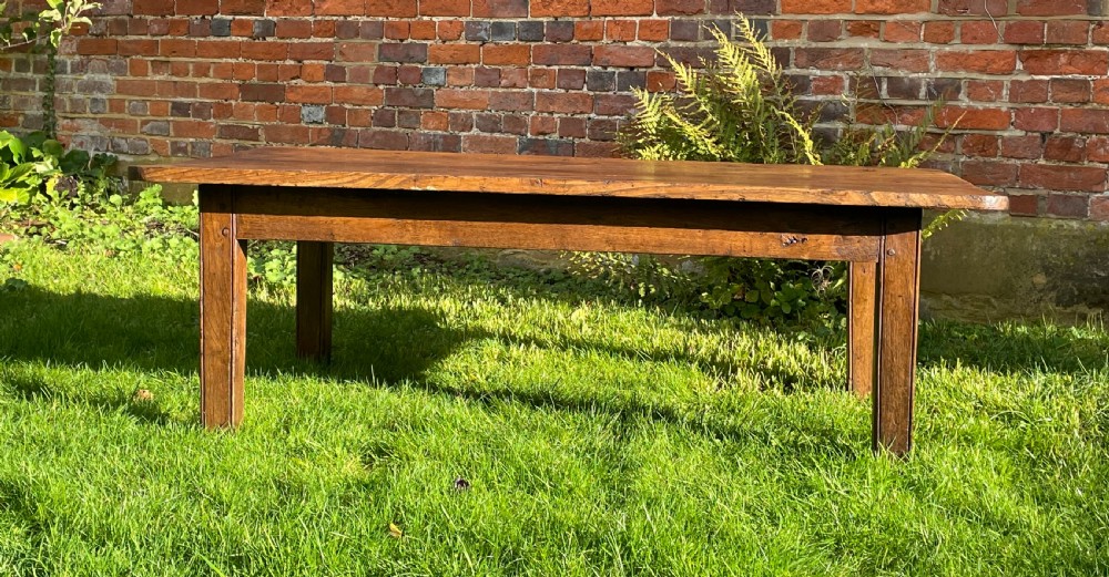 French Elm Coffee Table  View II