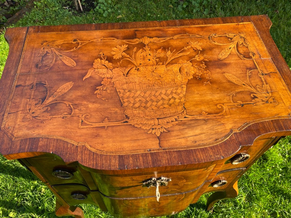 Small transitional style commode  View III