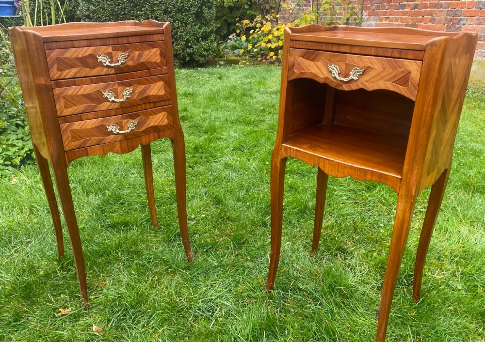 French Louis XV style bedside tables  View VI