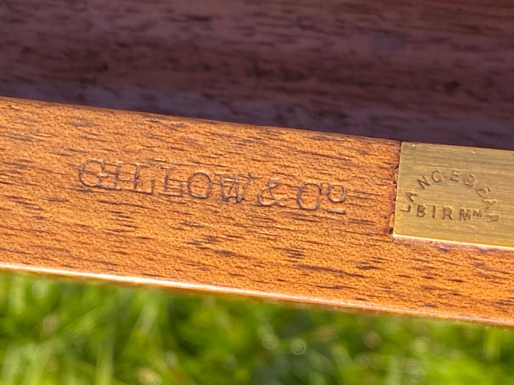 Gillows burr walnut writing table View V
