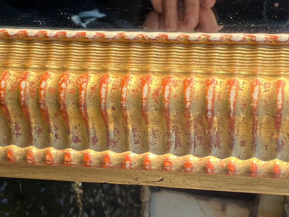 19th C Dutch Ripple Mirror View II