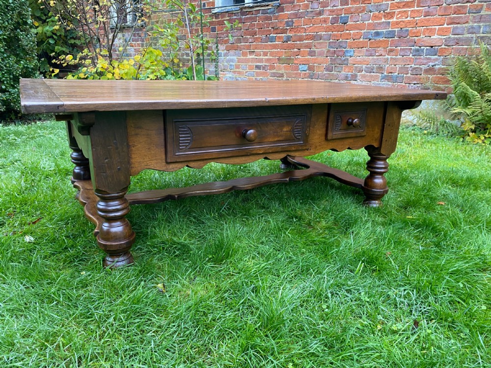 Early 19th Century Alsace coffee table in walnut  View IV