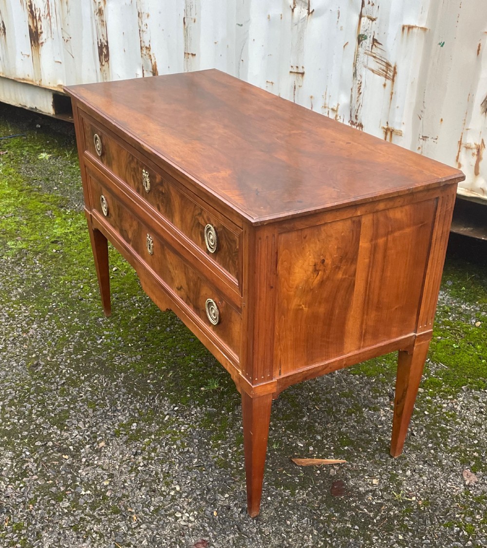 19th French Walnut Commode  View V