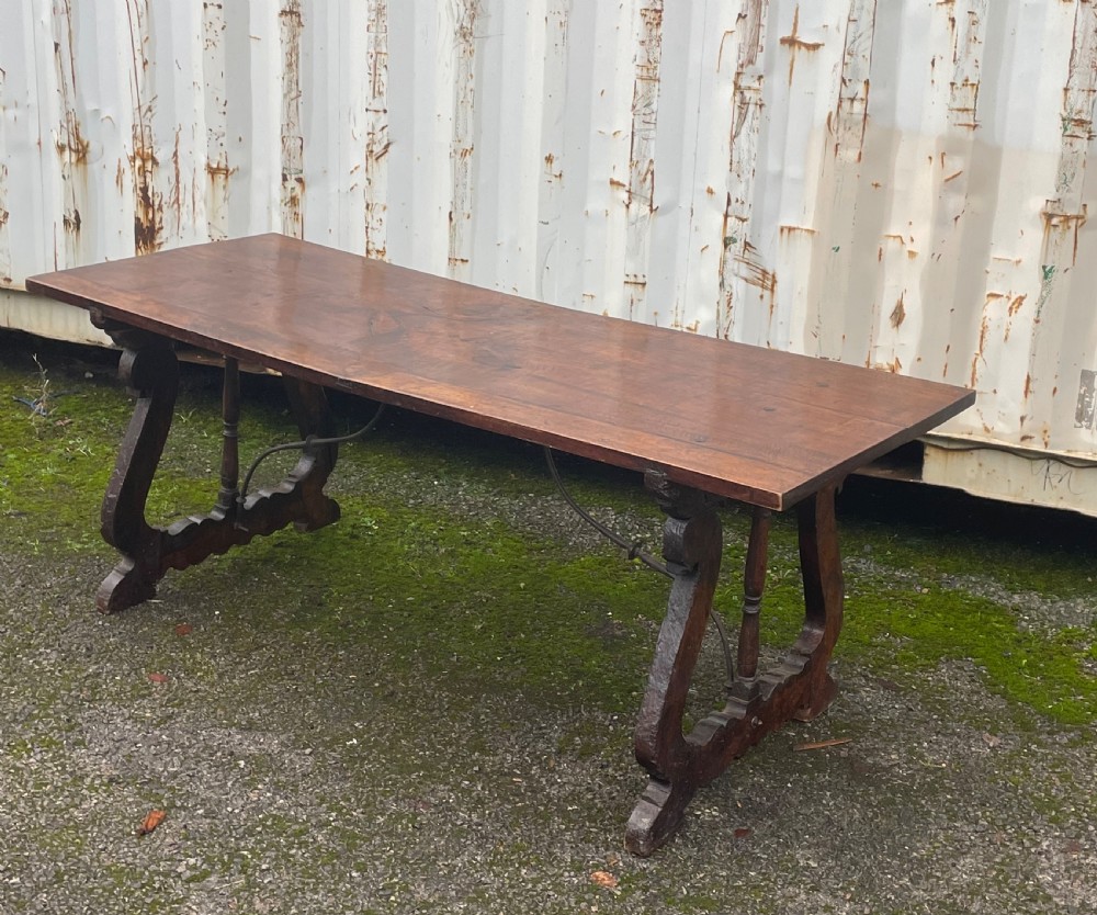 Period Walnut Spanish Table 