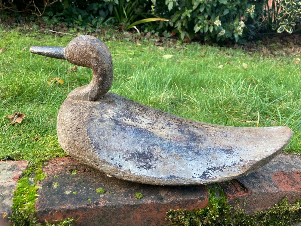 19th c Folk Art Decoy Duck 