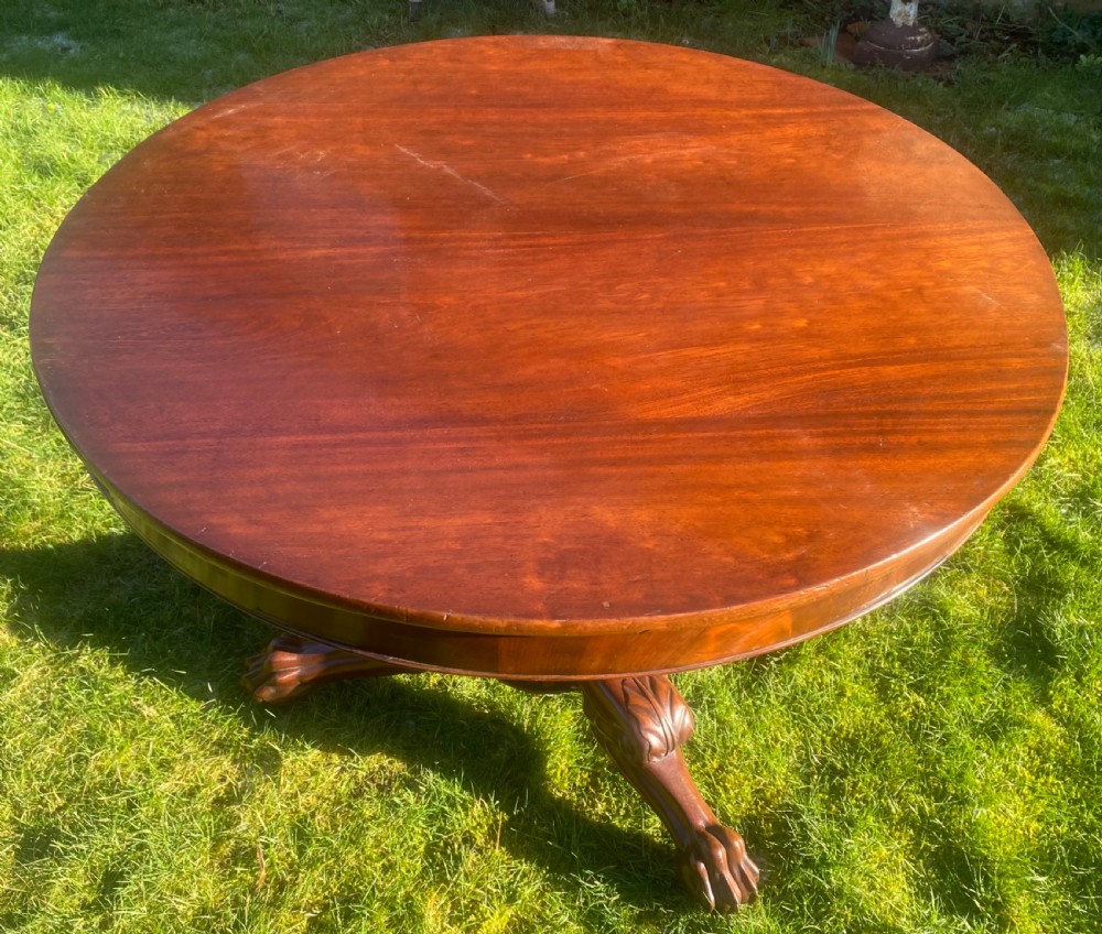 French Mahogany Gueridon or centre table  View IV