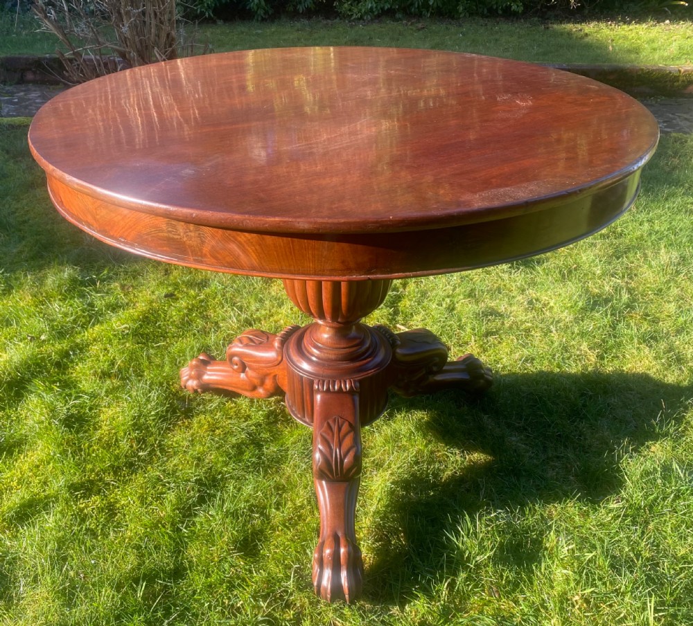 French Mahogany Gueridon or centre table  View VI