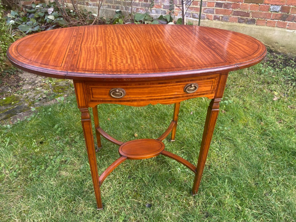 Warings satinwood occasional table  View II