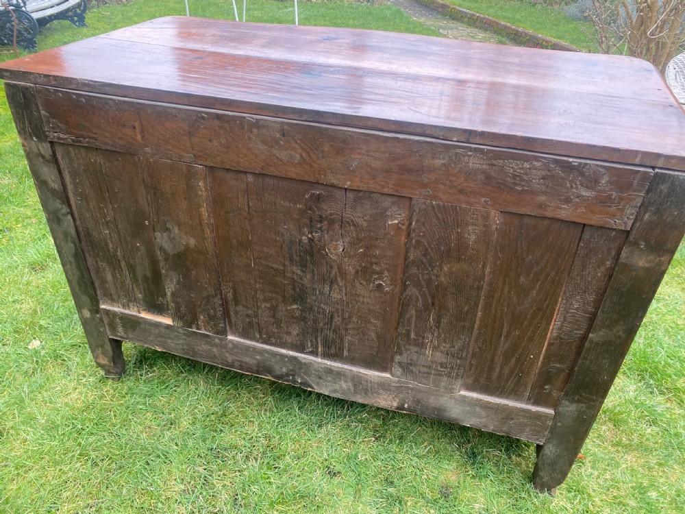 18th Century Louis XV serpentine fronted commode in cherrywood  View VII