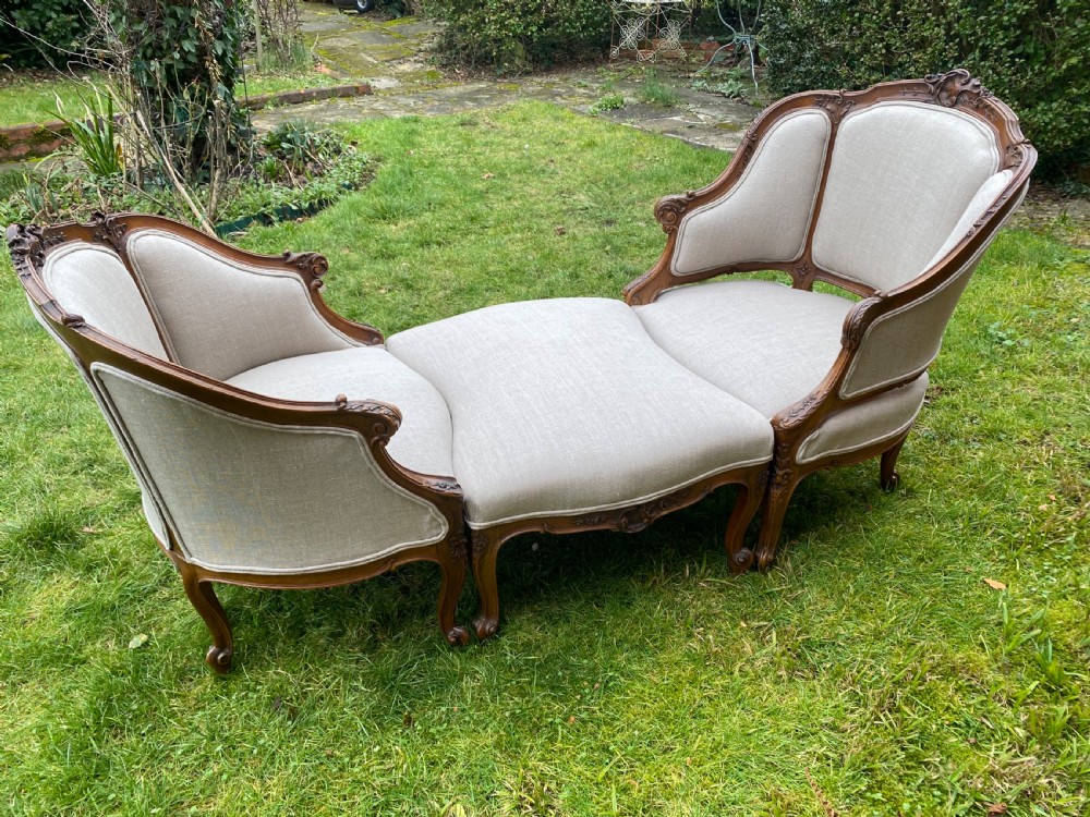 Duchesse brisee or armchair with stool View III