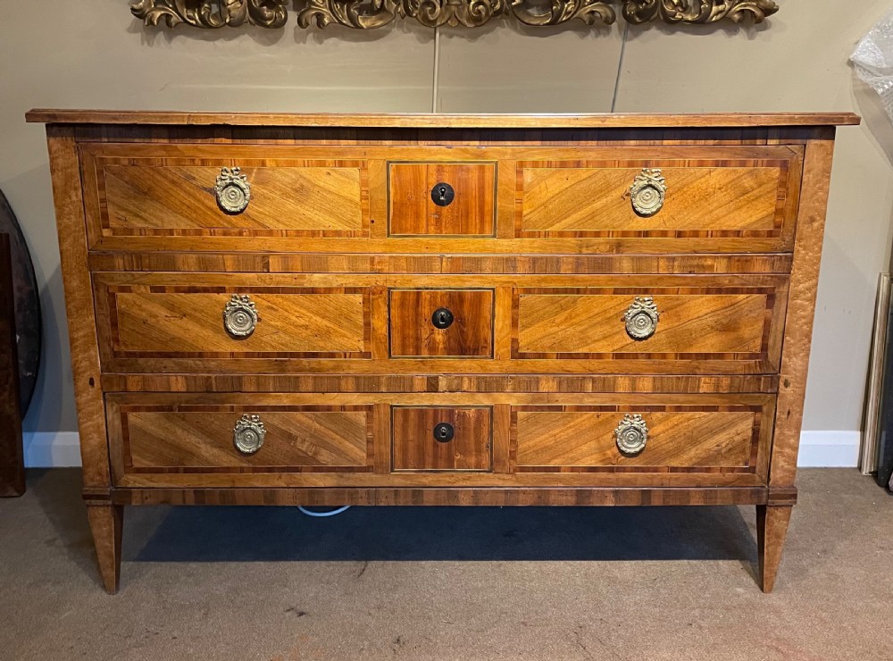 Walnut Alsace Commode Circa 1800 View VII