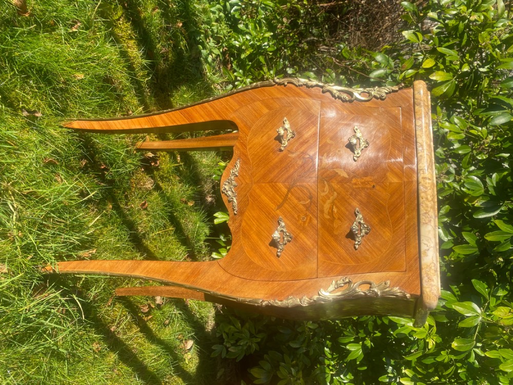 Pair of marquetry bedside tables  View IV