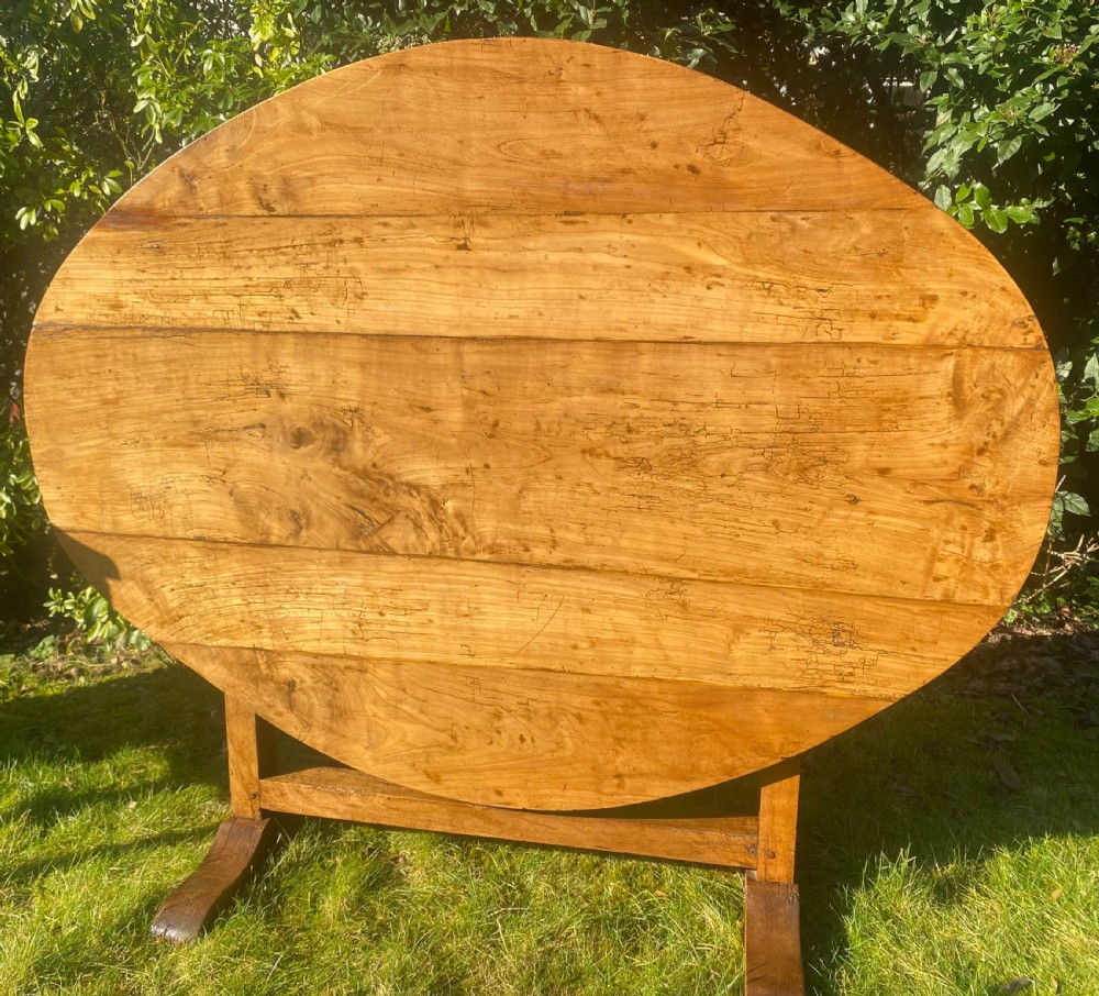 French cherrywood Vendage table or wine tasting table  View II