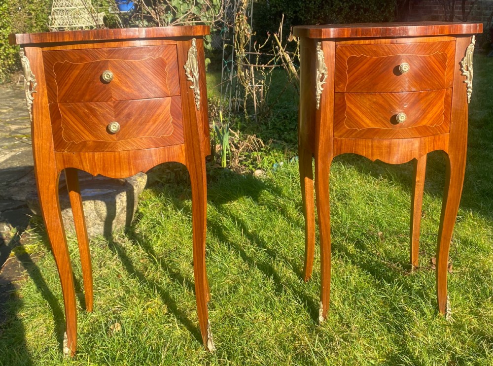 Pair of Kingwood bedside tables View II