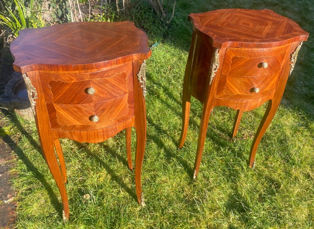 Pair of Kingwood bedside tables View IV