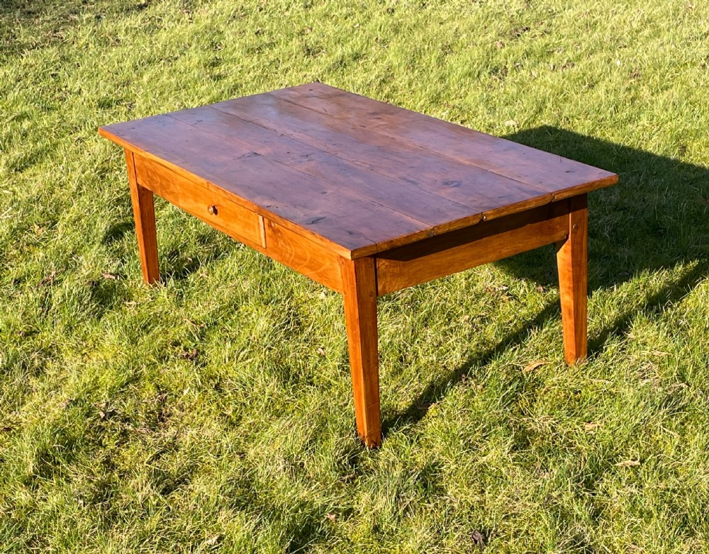 French Cherry Wood Coffee Table  View III