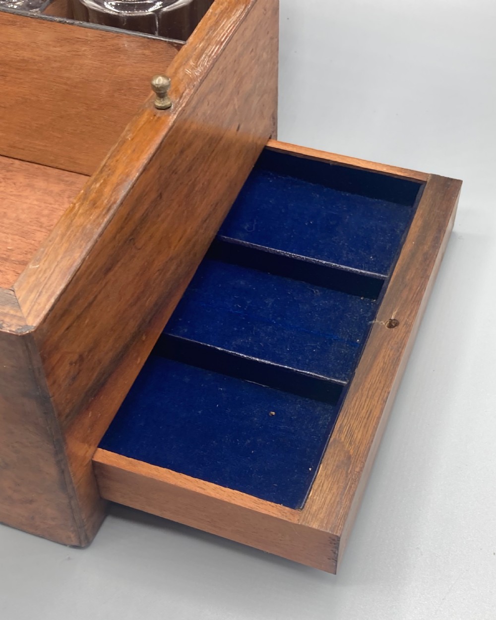 Victorian Walnut Traveling Box  View IV
