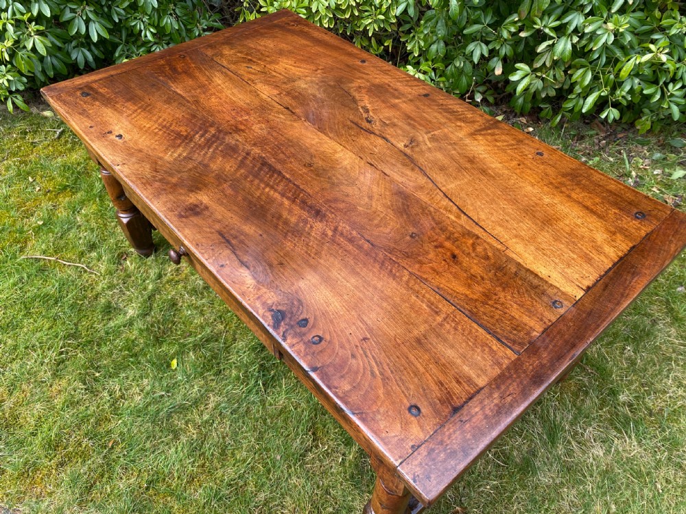 Walnut country coffee table View III