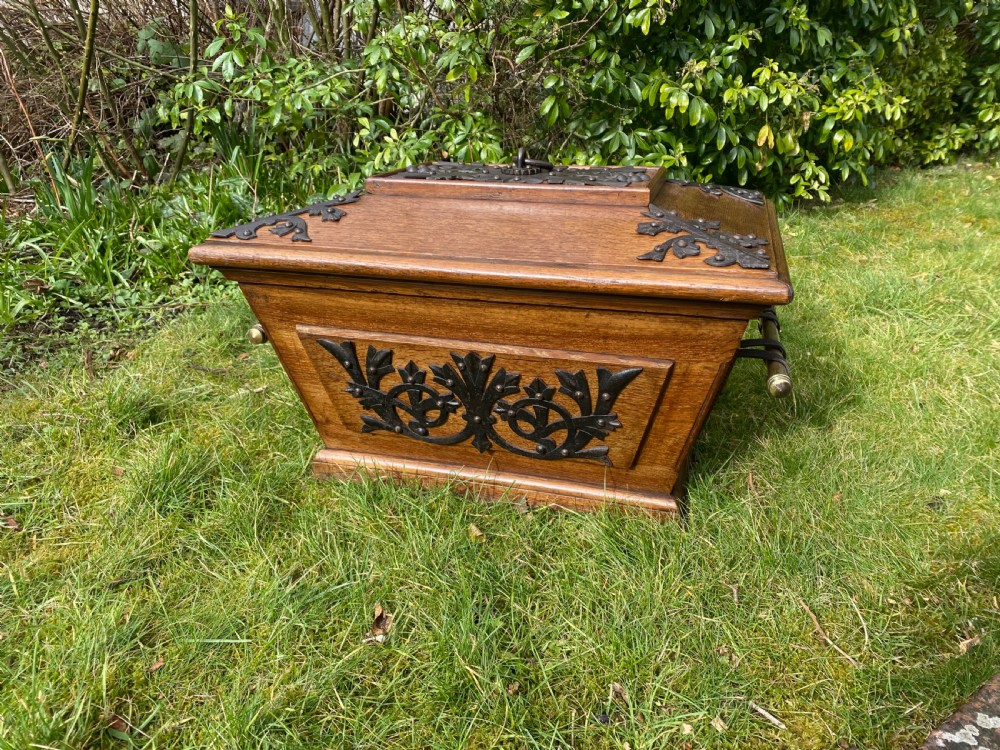 Benham and Froud coal box or cellarette  View V