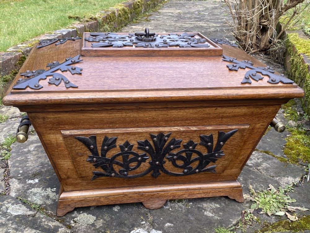 Benham and Froud coal box or cellarette 